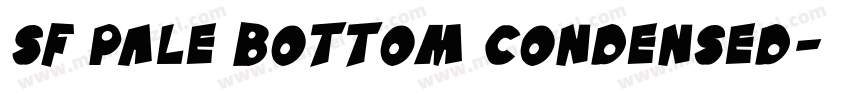 SF Pale Bottom Condensed字体转换